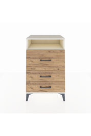 Hyperion Komodin Tek Raflı 3 Çekmeceli 60x44x96 Aytaşı-Çam