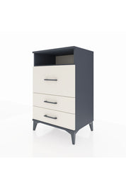 Hyperion Komodin Tek Raflı 3 Çekmeceli 60x44x96 Antrasit-Aytaşı