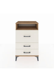 Hyperion Komodin Tek Raflı 3 Çekmeceli 60x44x96 Çam-Aytaşı