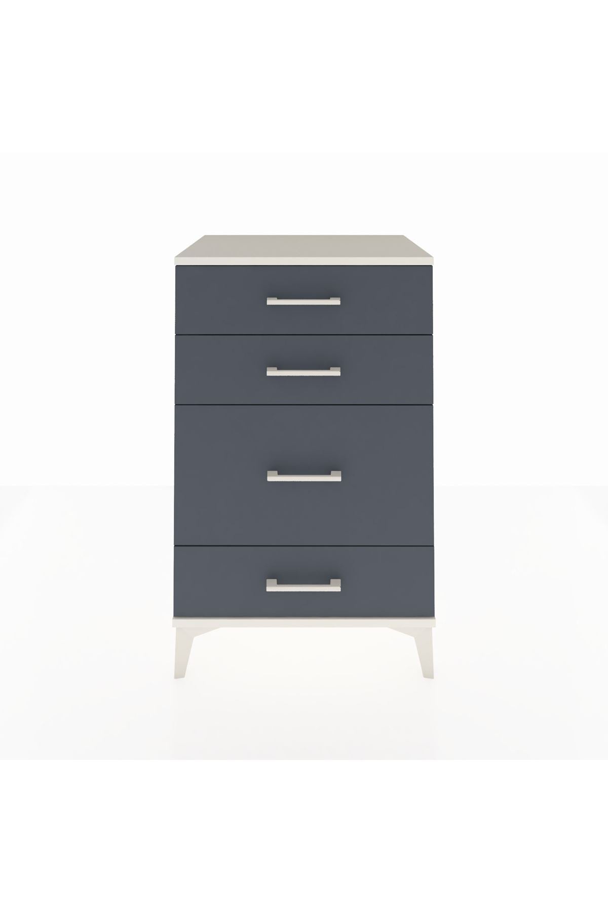 Hyperion Komodin 4 Çekmeceli 60x44x96 Aytaşı-Antrasit