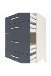 Hyperion Komodin 4 Çekmeceli 60x44x96 Aytaşı-Antrasit