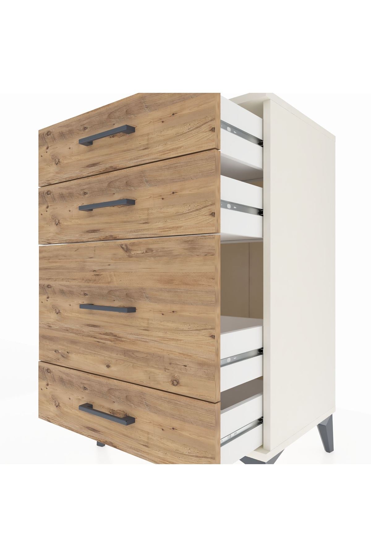 Hyperion Komodin 4 Çekmeceli 60x44x96 Aytaşı-Çam