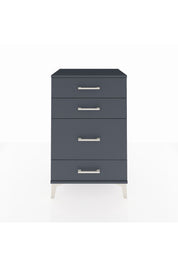 Hyperion Komodin 4 Çekmeceli 60x44x96 Antrasit-Antrasit