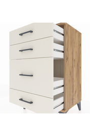Hyperion Komodin 4 Çekmeceli 60x44x96 Çam-Aytaşı