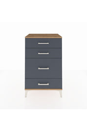 Hyperion Komodin 4 Çekmeceli 60x44x96 Çam-Antrasit
