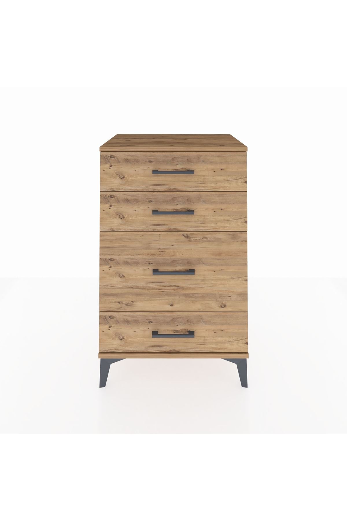 Hyperion Komodin 4 Çekmeceli 60x44x96 Çam-Çam