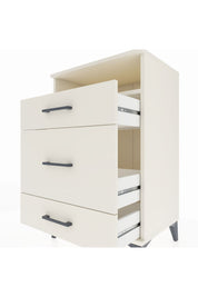 Hyperion Komodin Tek Raflı 3 Çekmeceli 60x44x96 Aytaşı-Aytaşı