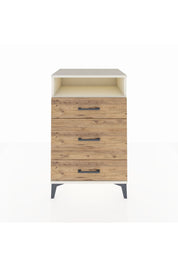 Hyperion Komodin Tek Raflı 3 Çekmeceli 60x44x96 Aytaşı-Çam
