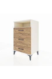 Hyperion Komodin Tek Raflı 3 Çekmeceli 60x44x96 - S47M018V3B