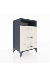 Hyperion Komodin Tek Raflı 3 Çekmeceli 60x44x96 Antrasit-Aytaşı
