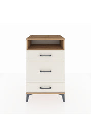 Hyperion Komodin Tek Raflı 3 Çekmeceli 60x44x96 Çam-Aytaşı