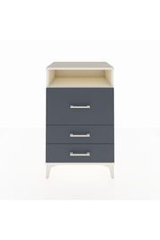 Hyperion Komodin Tek Raflı 3 Çekmeceli 60x44x96 Aytaşı-Antrasit