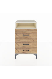Hyperion Komodin Tek Raflı 3 Çekmeceli 60x44x96 Aytaşı-Çam