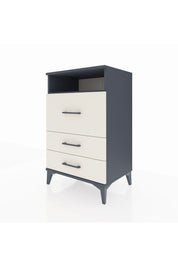 Hyperion Komodin Tek Raflı 3 Çekmeceli 60x44x96 Antrasit-Aytaşı