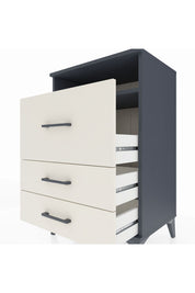 Hyperion Komodin Tek Raflı 3 Çekmeceli 60x44x96 Antrasit-Aytaşı