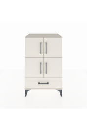 Hyperion Komodin 4 Raflı Tek Çekmeceli 4 Kapaklı 60x44x96 Aytaşı-Aytaşı