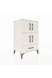 Hyperion Komodin 4 Raflı Tek Çekmeceli 4 Kapaklı 60x44x96 Aytaşı-Aytaşı