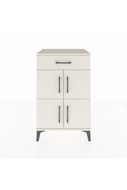 Hyperion Komodin Tek Raflı Tek Çekmeceli 4 Kapaklı 60x44x96 Aytaşı-Aytaşı