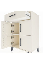 Hyperion Komodin Tek Raflı Tek Çekmeceli 4 Kapaklı 60x44x96 Aytaşı-Aytaşı