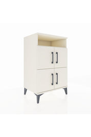 Hyperion Komodin 2 Raflı 4 Kapaklı 60x44x96 Aytaşı-Aytaşı