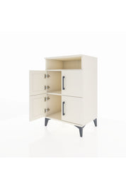 Hyperion Komodin 2 Raflı 4 Kapaklı 60x44x96 Aytaşı-Aytaşı