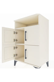 Hyperion Komodin 2 Raflı 4 Kapaklı 60x44x96 Aytaşı-Aytaşı