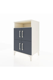 Hyperion Komodin 2 Raflı 4 Kapaklı 60x44x96 Aytaşı-Antrasit