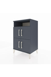 Hyperion Komodin 2 Raflı 4 Kapaklı 60x44x96 Antrasit-Antrasit