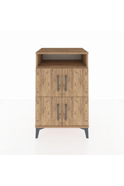 Hyperion Komodin 2 Raflı 4 Kapaklı 60x44x96 Çam-Çam