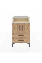 Hyperion Komodin 2 Raflı 2 Çekmeceli 2 Kapaklı 60x44x96 Aytaşı-Çam