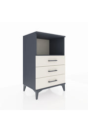Hyperion Komodin Tek Raflı 3 Çekmeceli 60x44x96 Antrasit-Aytaşı