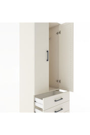 Hyperion Dolap Tek Raflı 3 Çekmeceli Tek Askılı 60x44x182 Aytaşı-Aytaşı