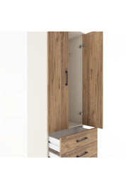 Hyperion Dolap Tek Raflı 3 Çekmeceli Tek Askılı 60x44x182 Aytaşı-Çam