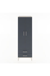 Hyperion Dolap Tek Raflı 2 Çekmeceli Tek Askılı 60x44x182 - S56M029V2B