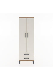 Hyperion Dolap Tek Raflı 2 Çekmeceli Tek Askılı 60x44x182 - S56M029V7B