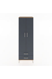 Hyperion Dolap Tek Raflı 2 Çekmeceli Tek Askılı 60x44x182 - S56M029V8B