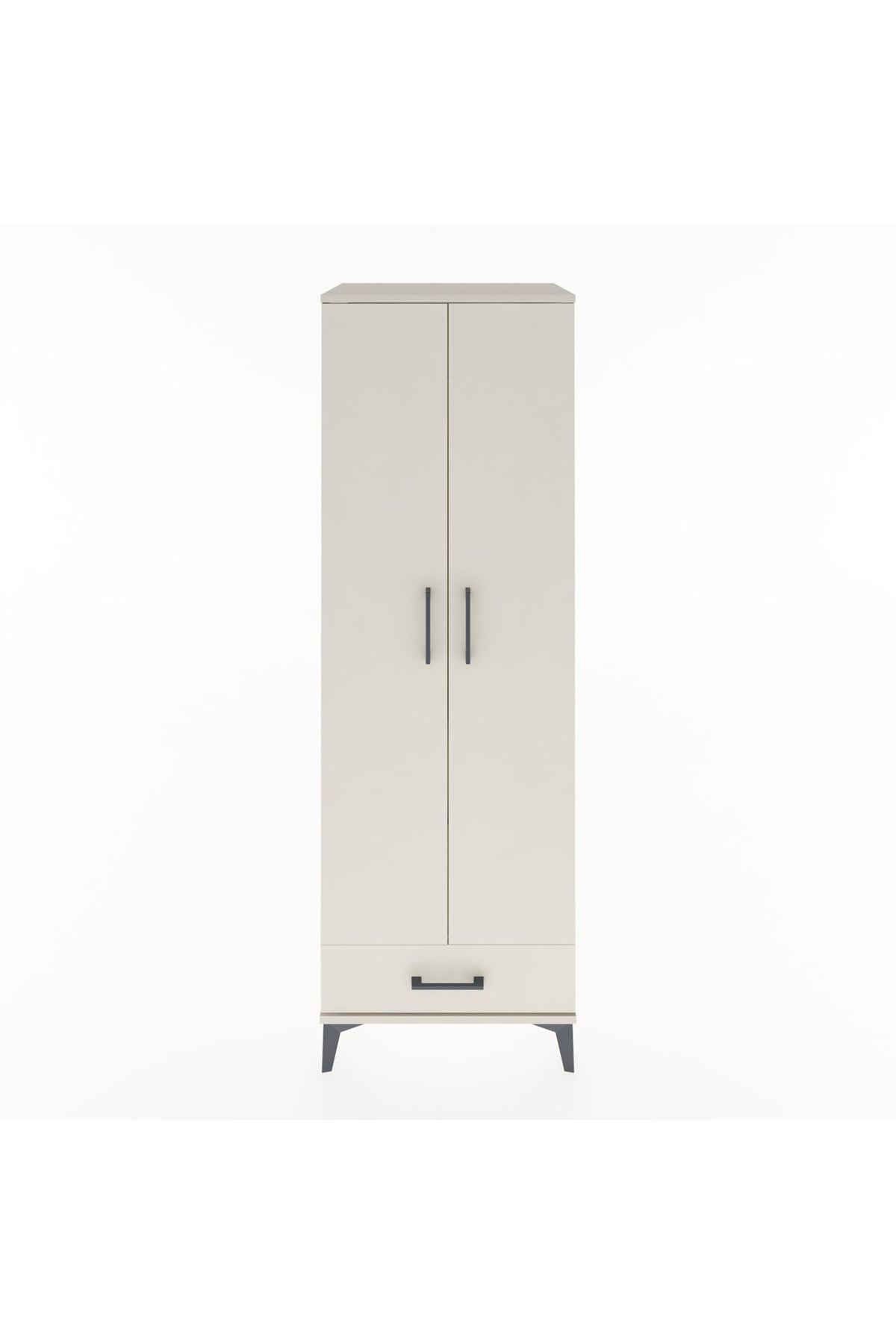 Hyperion Dolap 2 Raflı Tek Çekmeceli Tek Askılı 60x44x182 Aytaşı-Aytaşı