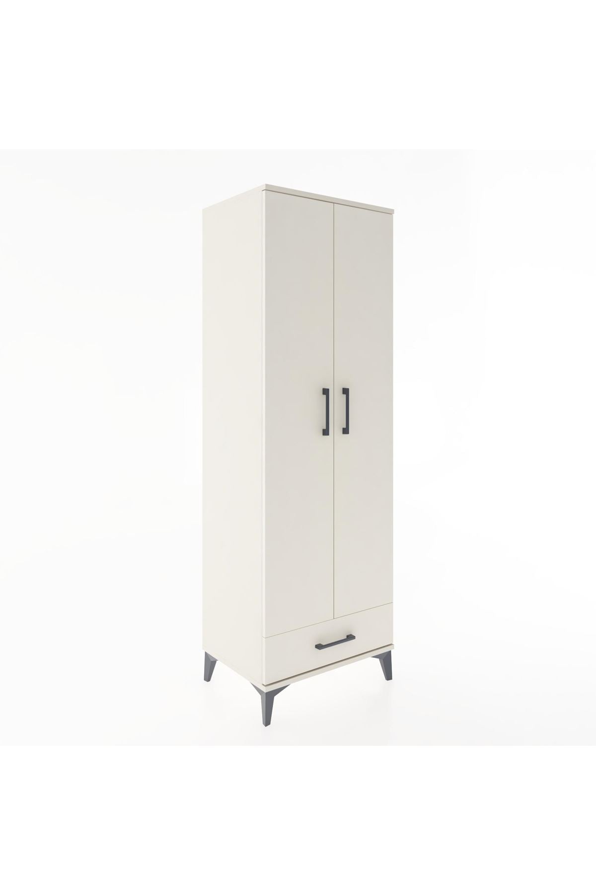 Hyperion Dolap 2 Raflı Tek Çekmeceli Tek Askılı 60x44x182 Aytaşı-Aytaşı