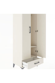 Hyperion Dolap 2 Raflı Tek Çekmeceli Tek Askılı 60x44x182 Aytaşı-Aytaşı