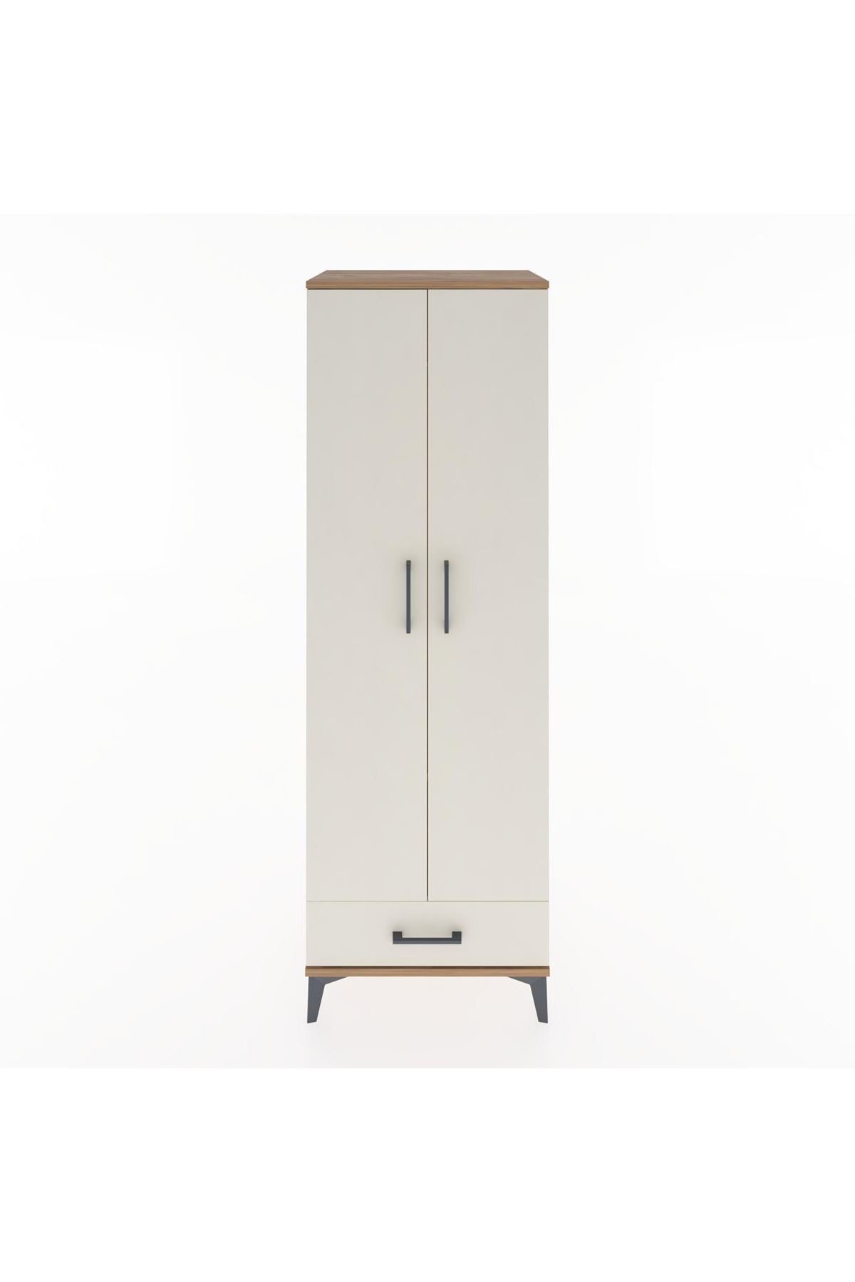 Hyperion Dolap 2 Raflı Tek Çekmeceli Tek Askılı 60x44x182 Çam-Aytaşı