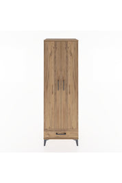 Hyperion Dolap 2 Raflı Tek Çekmeceli Tek Askılı 60x44x182 Çam-Çam