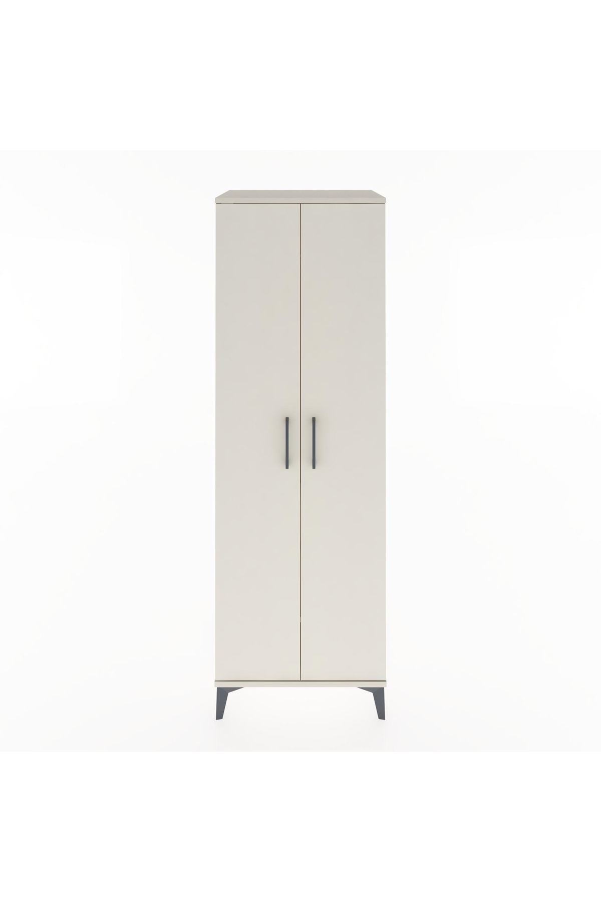 Hyperion Dolap 2 Raflı 2 Kapaklı Tek Askılı 60x44x182 Aytaşı-Aytaşı