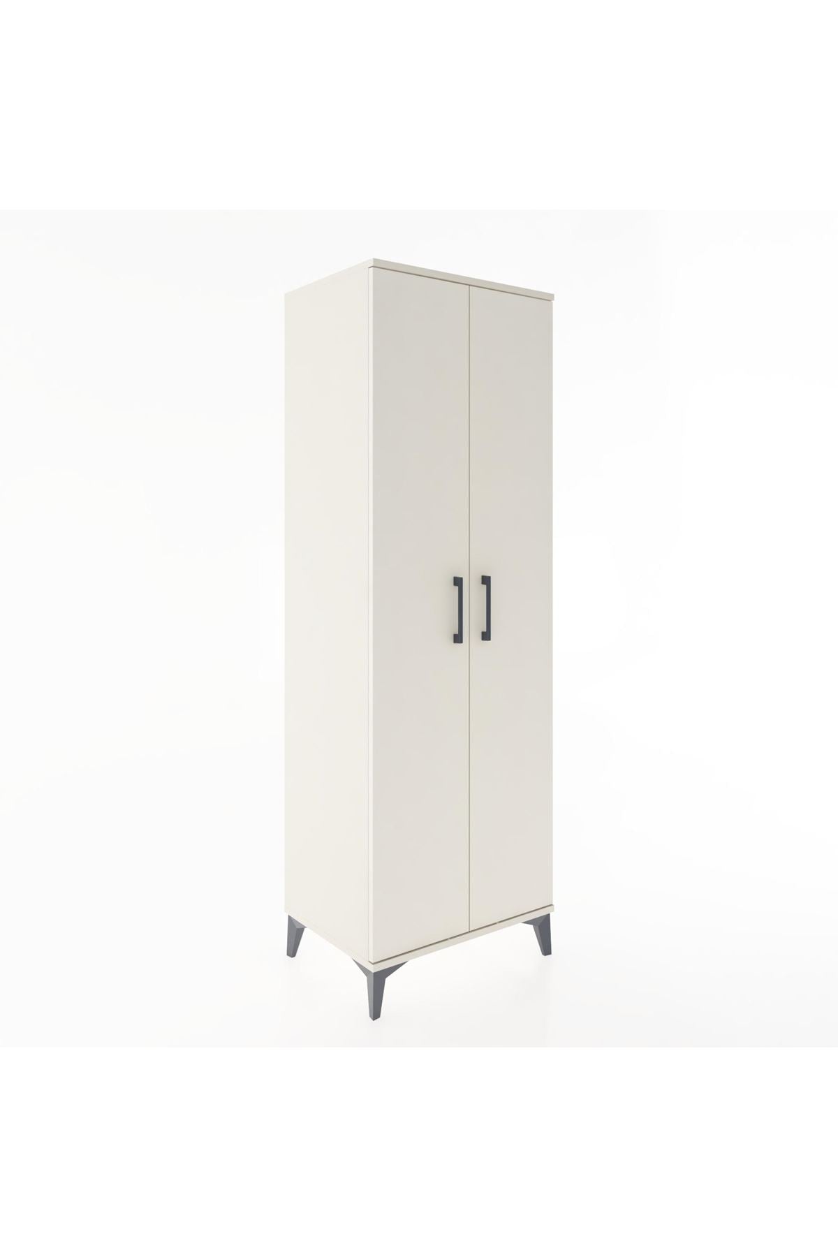 Hyperion Dolap 2 Raflı 2 Kapaklı Tek Askılı 60x44x182 Aytaşı-Aytaşı