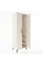 Hyperion Dolap 2 Raflı 2 Kapaklı Tek Askılı 60x44x182 Aytaşı-Aytaşı