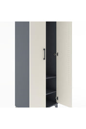 Hyperion Dolap 2 Raflı 2 Kapaklı Tek Askılı 60x44x182 Antrasit-Aytaşı