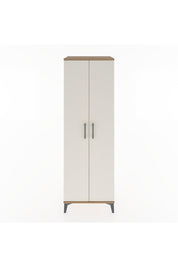 Hyperion Dolap 2 Raflı 2 Kapaklı Tek Askılı 60x44x182 Çam-Aytaşı