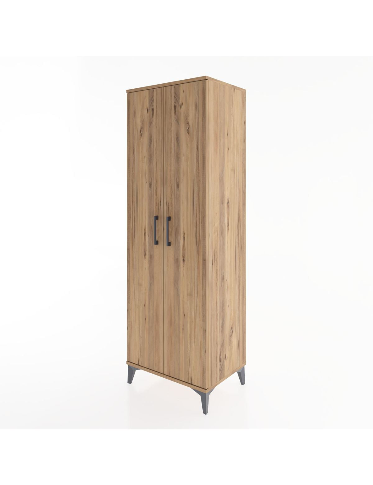 Hyperion Dolap 2 Raflı 2 Kapaklı Tek Askılı 60x44x182 - S56M031V9B