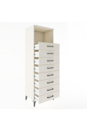 Hyperion Dolap Tek Raflı 8 Çekmeceli 60x44x182 Aytaşı-Aytaşı