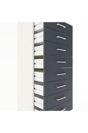 Hyperion Dolap Tek Raflı 8 Çekmeceli 60x44x182 - S56M032V2B