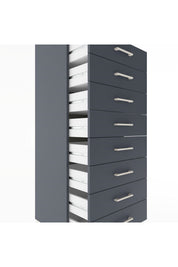 Hyperion Dolap Tek Raflı 8 Çekmeceli 60x44x182 - S56M032V5B